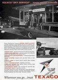 Texaco Sky Service Vintage Retro Advert Ads A4 Photo Print