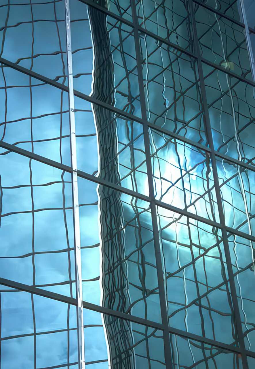 Texas Glass Building Chicago A4 Photo Print