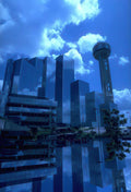 Texas Miami Skyscrapers Vizcaya A4 Photo Print