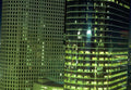 Texas Night Cityscape Houston A4 Photo Print