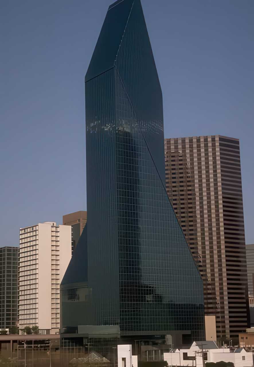 Texas Weatherford Skyline Building A4 Photo Print