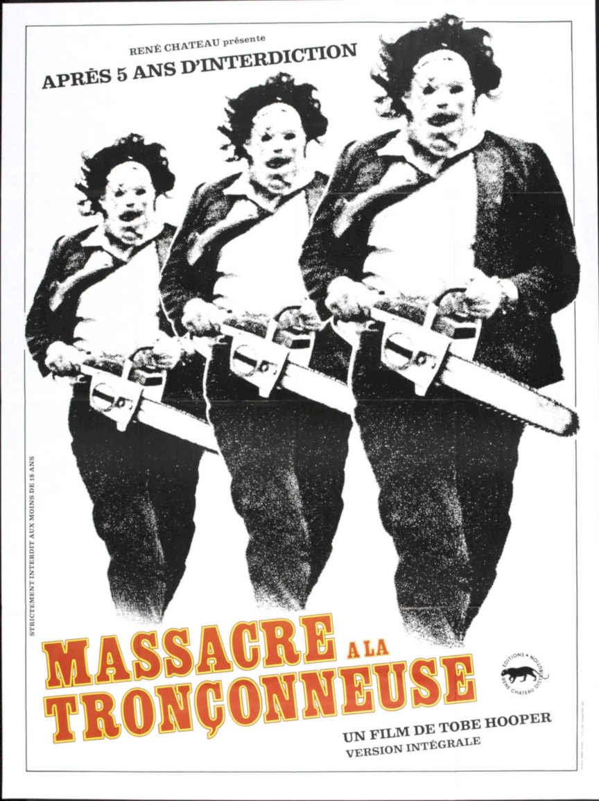 Texaschainsawmassacre3 Vintage Retro Advert Poster A4 Photo Print