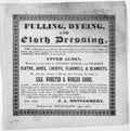 Textile Business 1842 Vintage Retro Advert Ads A4 Photo Print