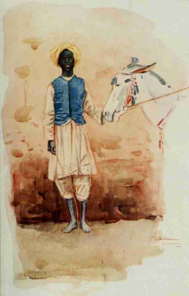 Thackeray Lance 1869 1916 The People of Egypt 1916 Donkey boy A4 Photo Print