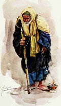 Thackeray Lance 1869 1916 The People of Egypt 1916 Incense burner A4 Photo Print