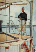 Thackeray Lance 1869 1916 The People of Egypt 1916 Nile Sailor A4 Photo Print
