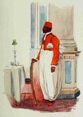 Thackeray Lance 1869 1916 The People of Egypt 1916 Waiter A4 Photo Print