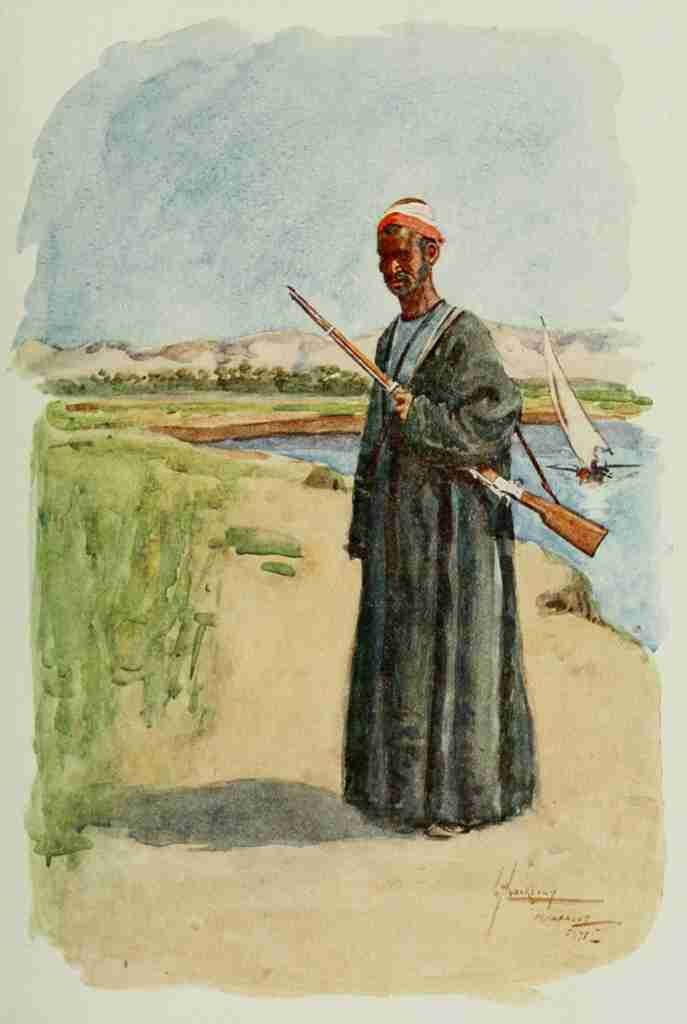 Thackeray Lance 1869 1916 The People of Egypt 1916 Watchman A4 Photo Print