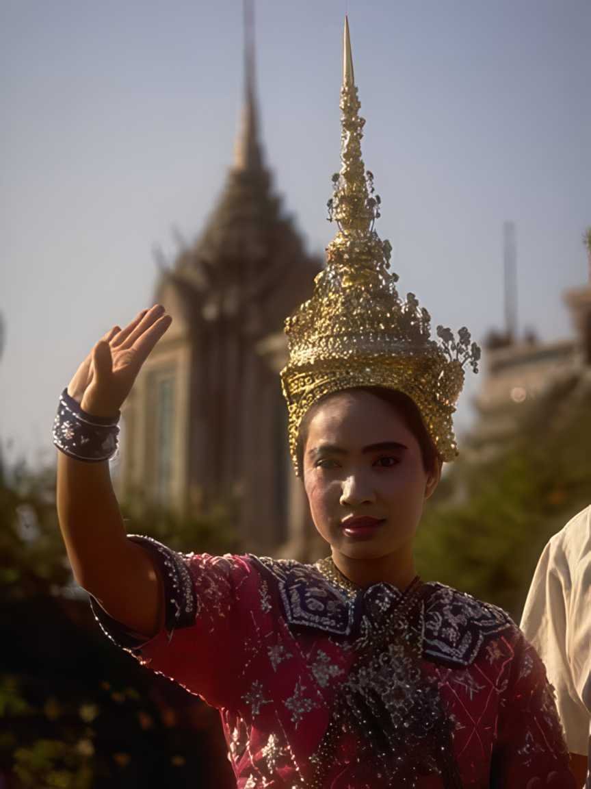 Thailand Thai Dancer Bangkok A4 Photo Print