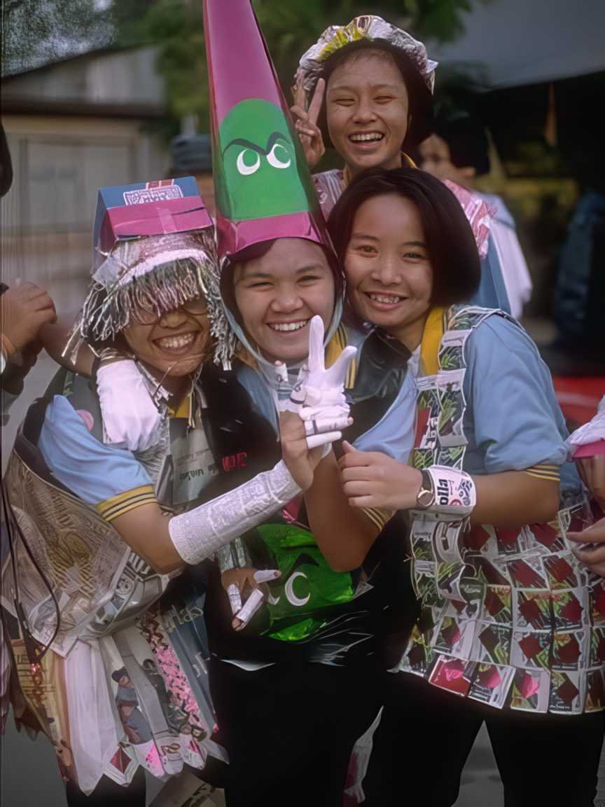 Thailand Women Hats Costumes A4 Photo Print