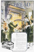 Thanksgiving Bread Puritans Vintage Retro Advert Ads A4 Photo Print