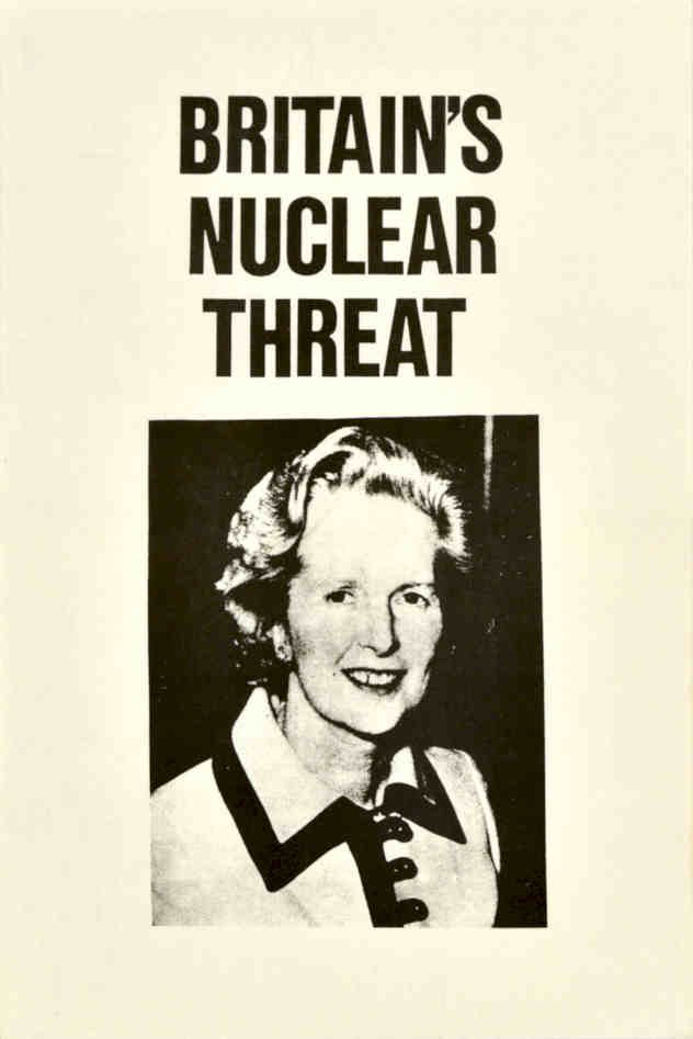 Thatcher Nuclear Threat Vintage Retro Advert Poster A4 Photo Print
