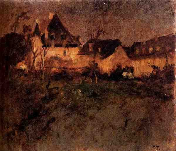 Thaulow Fritz Fra Beaulieu 5 A4 Photo Print