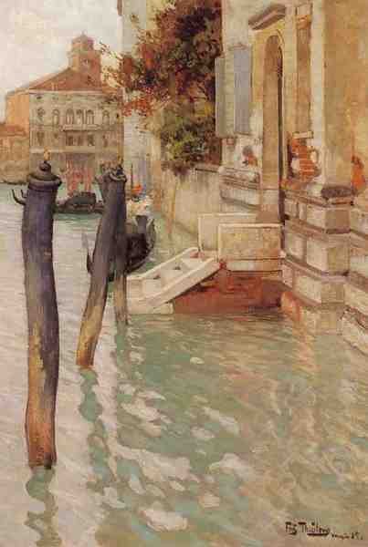 Thaulow Fritz On The Grand Canal Venice 5 A4 Photo Print