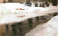 Thaulow Fritz Winter At Simoa River 5 A4 Photo Print