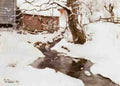 Thaulow Fritz Winter On The Isle Of Stord 5 A4 Photo Print
