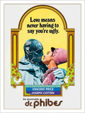 The Abominable Dr Phibes Vincent Price Vintage Retro Advert Poster A4 Photo Pri