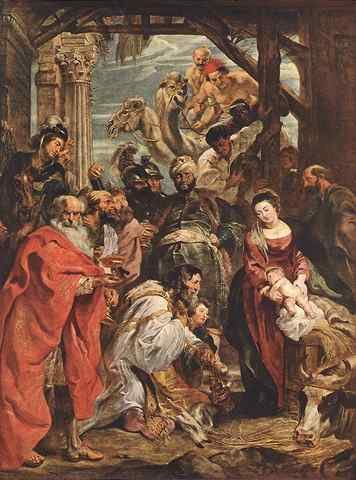 The Adoration of the Magi A4 Photo Print