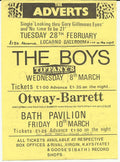 The Adverts 01 1978 Punk Flyer A4 Photo Print