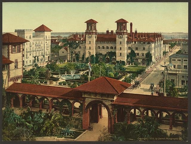 The Alcazar St Augustine Vintage A4 Photo Print