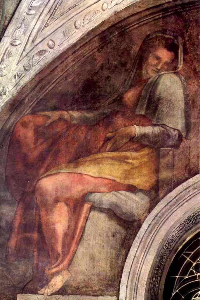 The Ancestors Of Christ Michelangelo A4 Photo Print