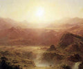 The Andes of Ecuador Detail Frederick Edwin Church A4 Photo Print