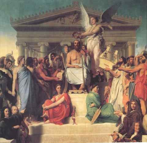 The Apotheosis Of Homer A4 Photo Print