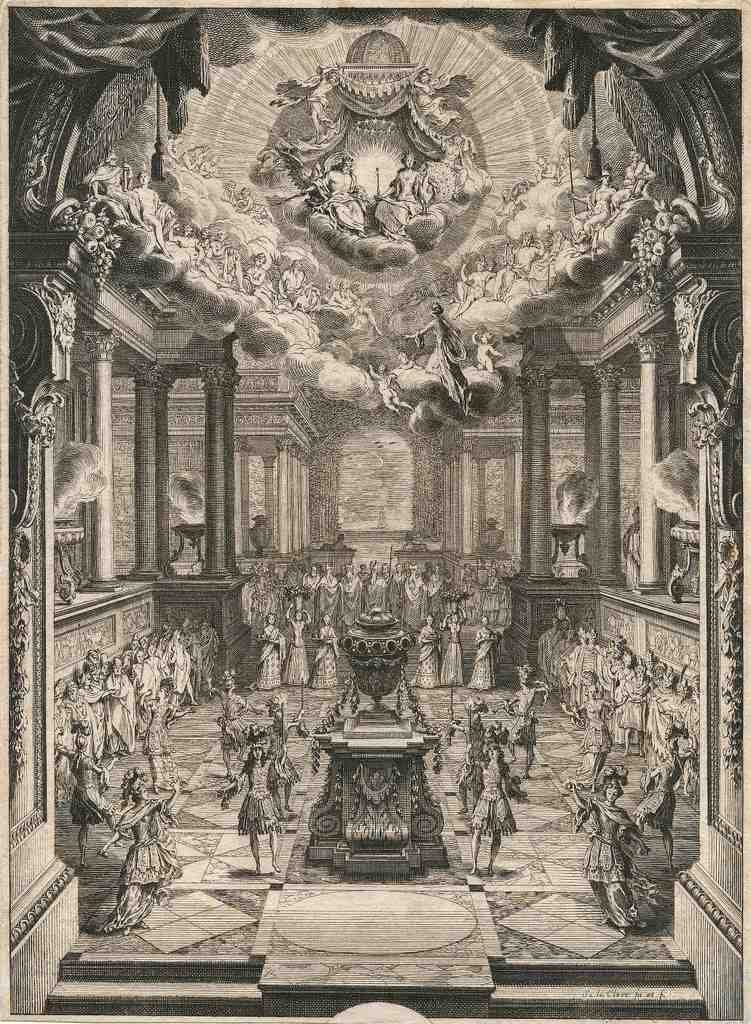 The Apotheosis Of Isis 1693 Vintage A4 Photo Print