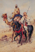The Arab Caravan Art A4 Photo Print