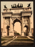 The Arch of Peace Milan Vintage A4 Photo Print