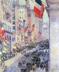 The Avenue Along 34Th Street May 1917 Hassam Impressionism American A4 Photo Print