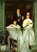 The Balcony Manet A4 Photo Print