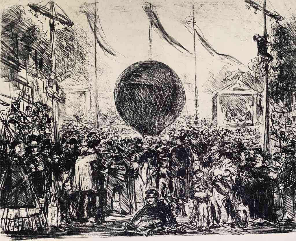 The Balloon Manet A4 Photo Print