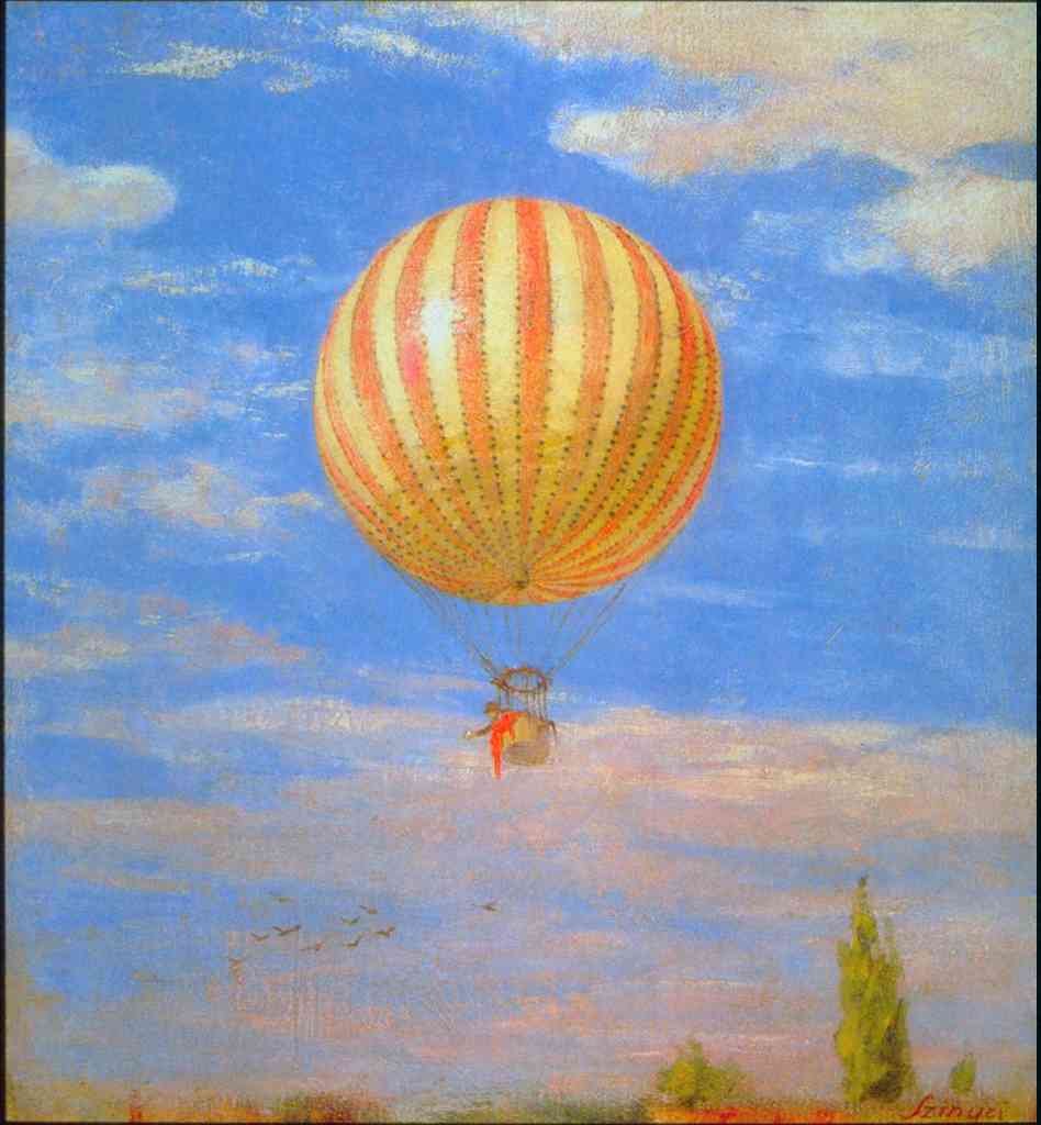 The Baloon Merse Impressionism A4 Photo Print
