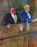 The Bar Toulouse Lautrec Impressionism A4 Photo Print