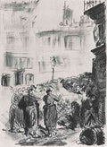 The Barricade by Manet A4 Photo Print