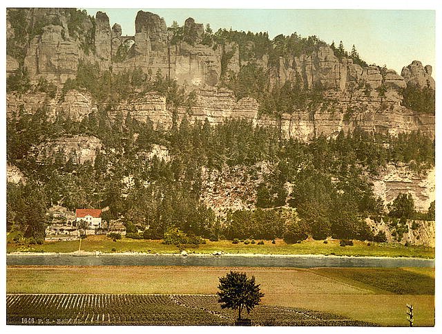 The Bastion Saxony Vintage A4 Photo Print