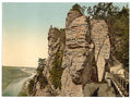 The Bastion a view Saxony Vintage A4 Photo Print