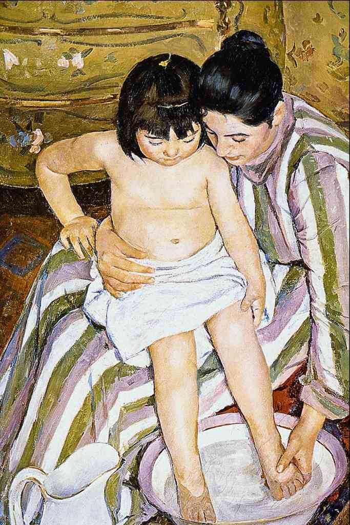 The Bath Renoir Impressionism A4 Photo Print