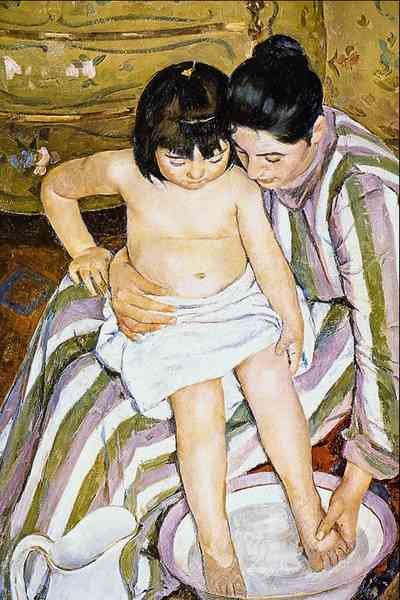 The Bath by Renoir Impressionism A4 Photo Print