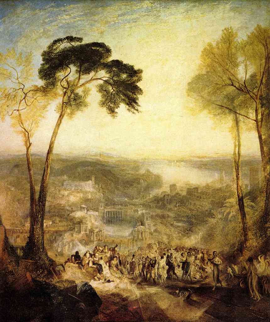 The Baths Venus And Demosthenes Joseph Mallord Turner A4 Photo Print