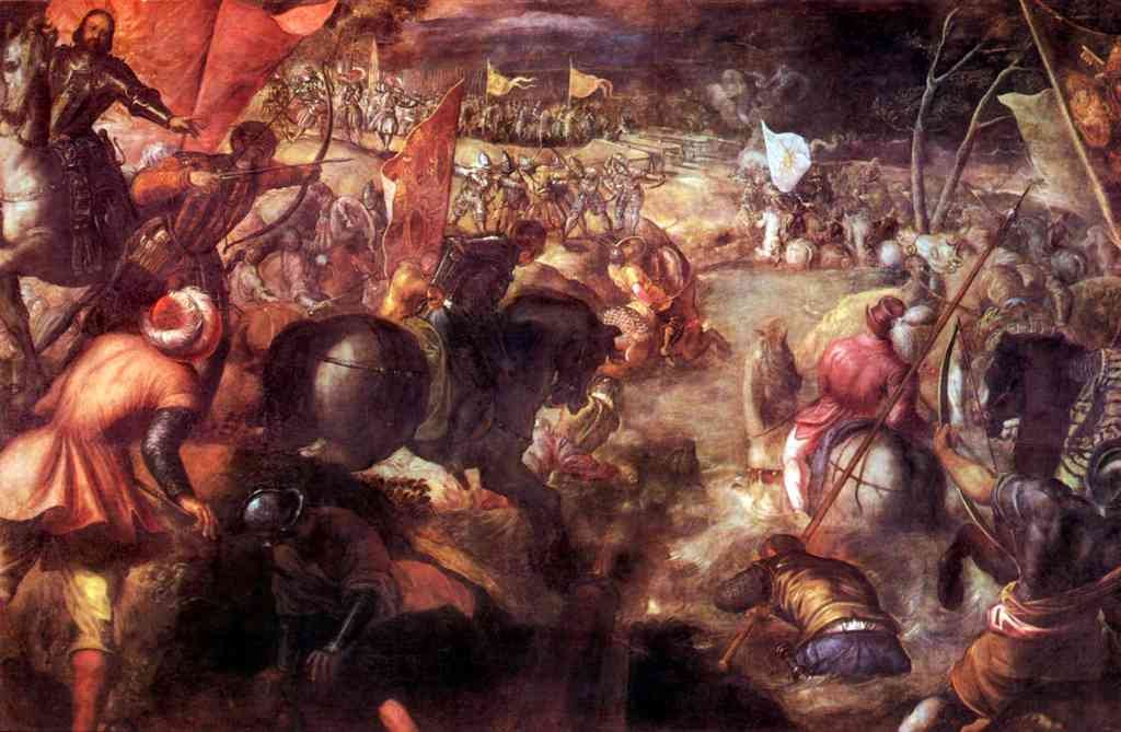 The Battle Of Taro Tintoretto A4 Photo Print