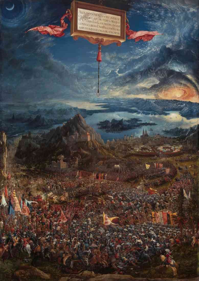 The Battle of Alexander Albrecht Altdorfer A4 Photo Print