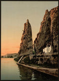 The Bayard Rock Dinant Vintage A4 Photo Print