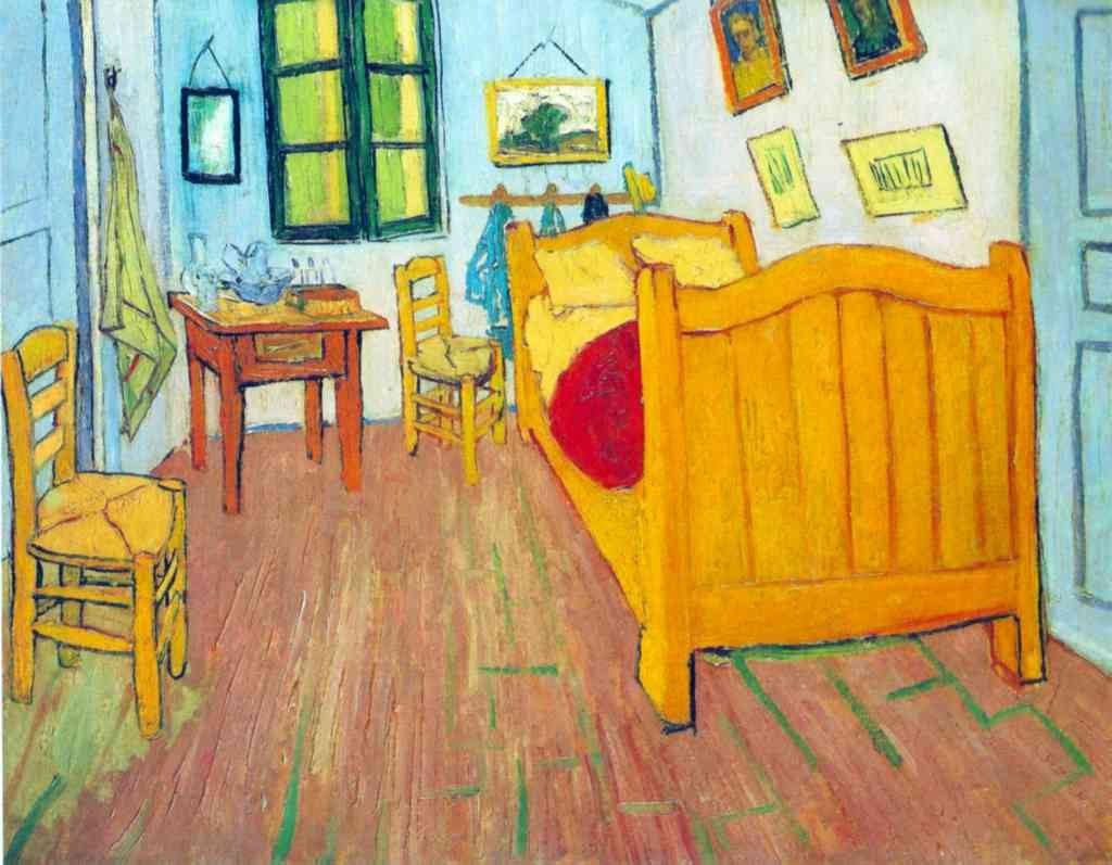 The Bedroom In Arles Saint Remy By Van Gogh A4 Photo Print