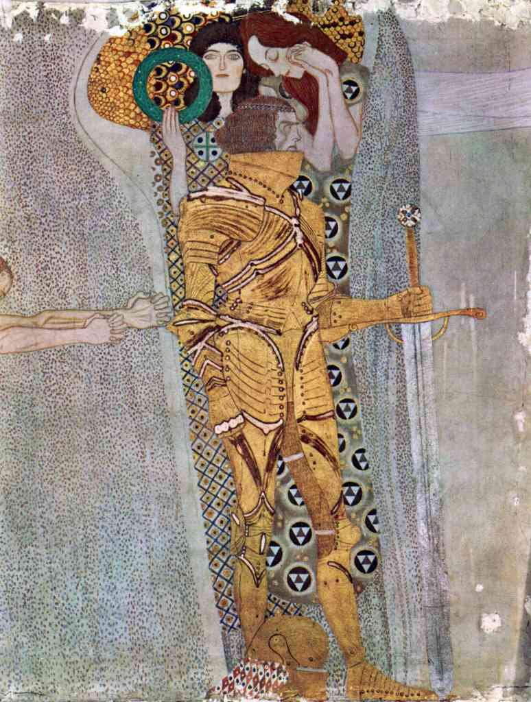 The Beethoven Freize Klimt A4 Photo Print