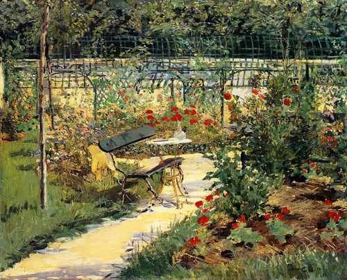 The Bench Also Known As My Garden 1881 A4 Photo Print