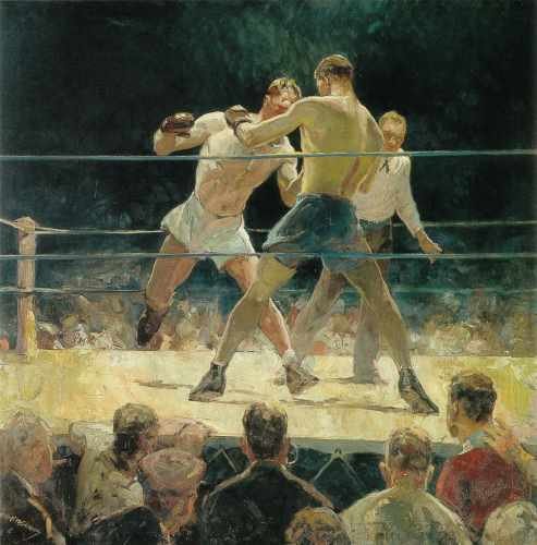 The Big Fight A4 Photo Print