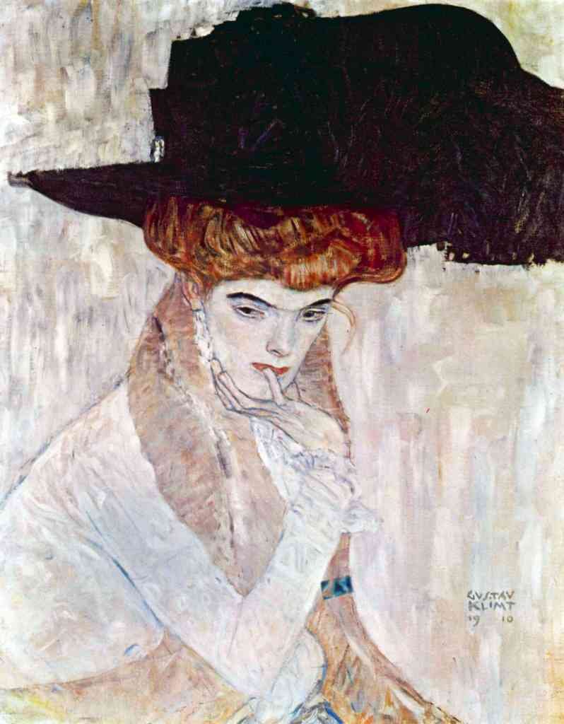 The Black Hat Klimt A4 Photo Print