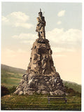 The Black Watch Monument Aberfeldy Vintage A4 Photo Print